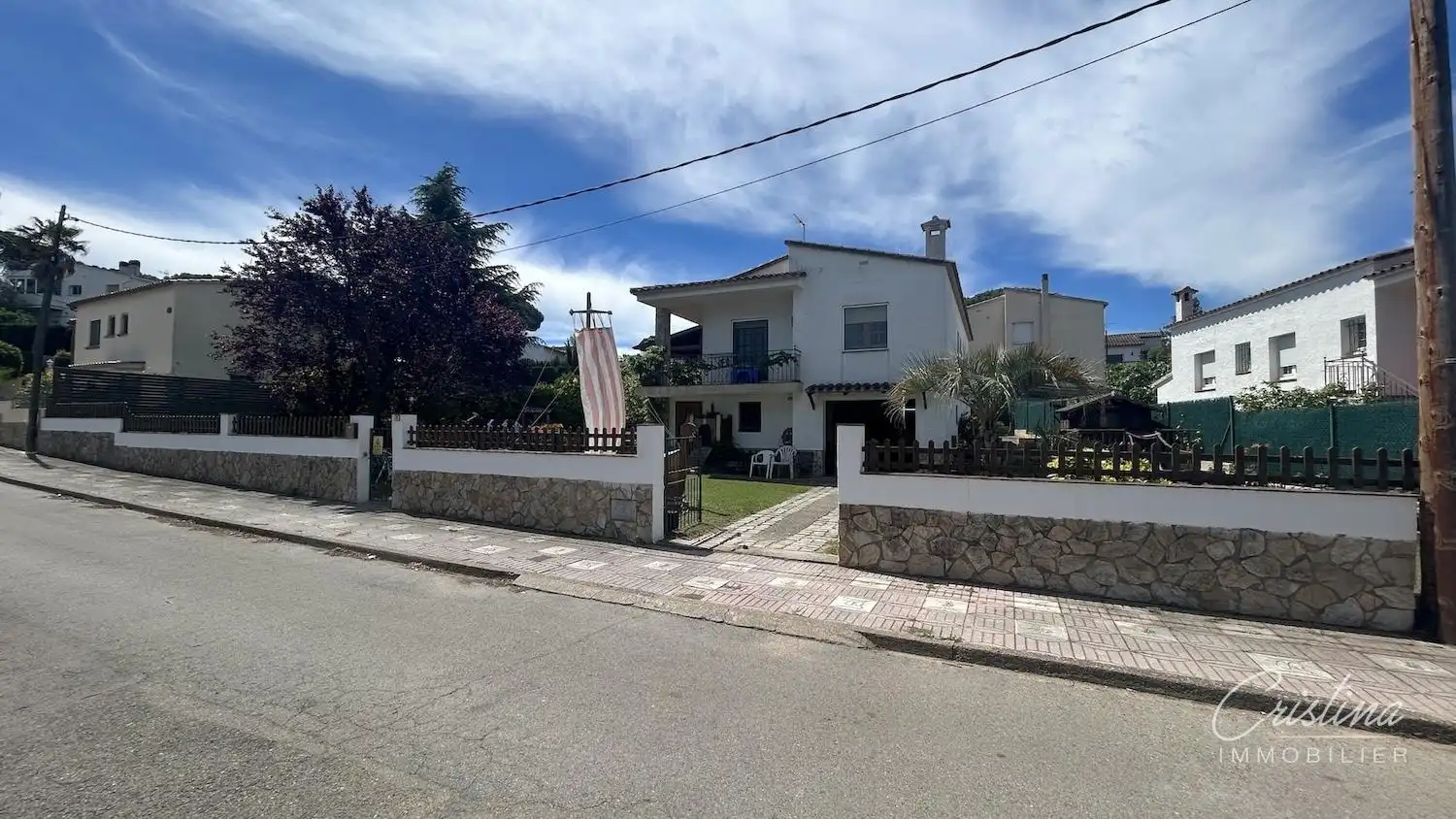 Vista exterior de Casa o xalet en venda en Santa Cristina d'Aro amb Calefacció