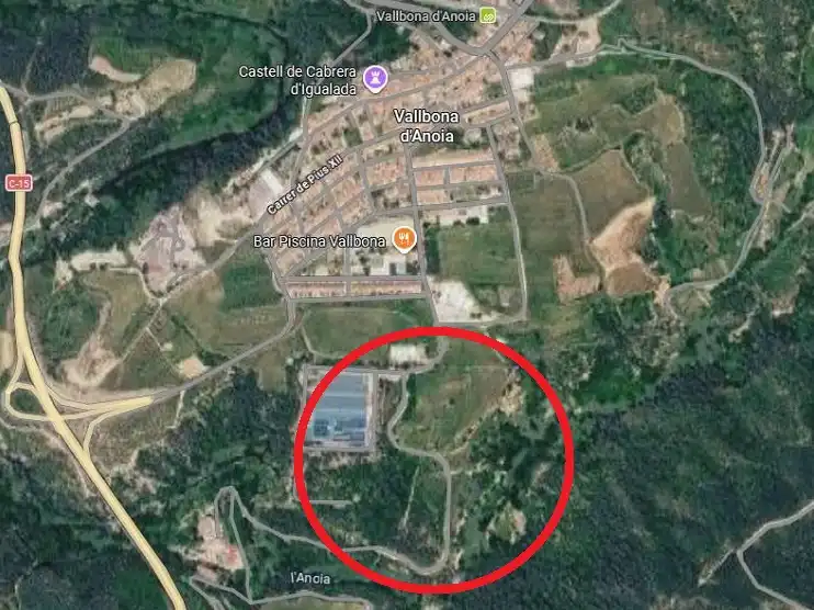 Terreny industrial en venda en Vallbona d'Anoia