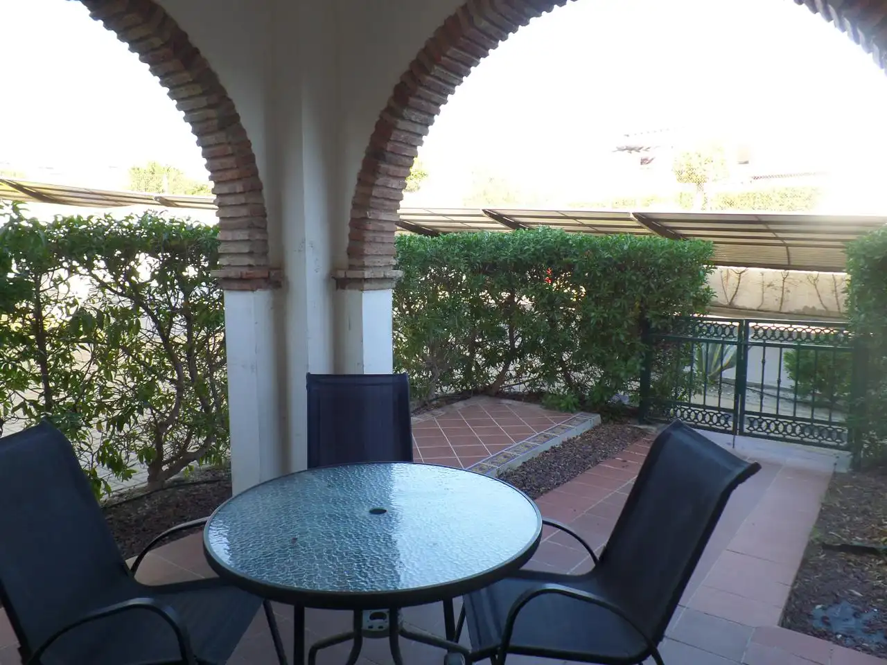 Terrasse von Maisonette zur Miete in Vera mit Klimaanlage, Heizung und Privatgarten