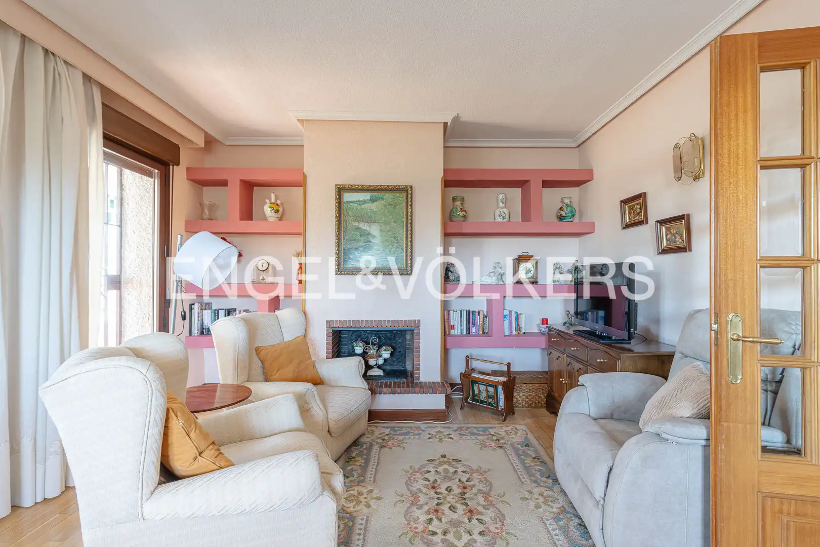 Sala de estar de Casa o chalet en venta en Torrelodones con Calefacción, Jardín privado y Terraza