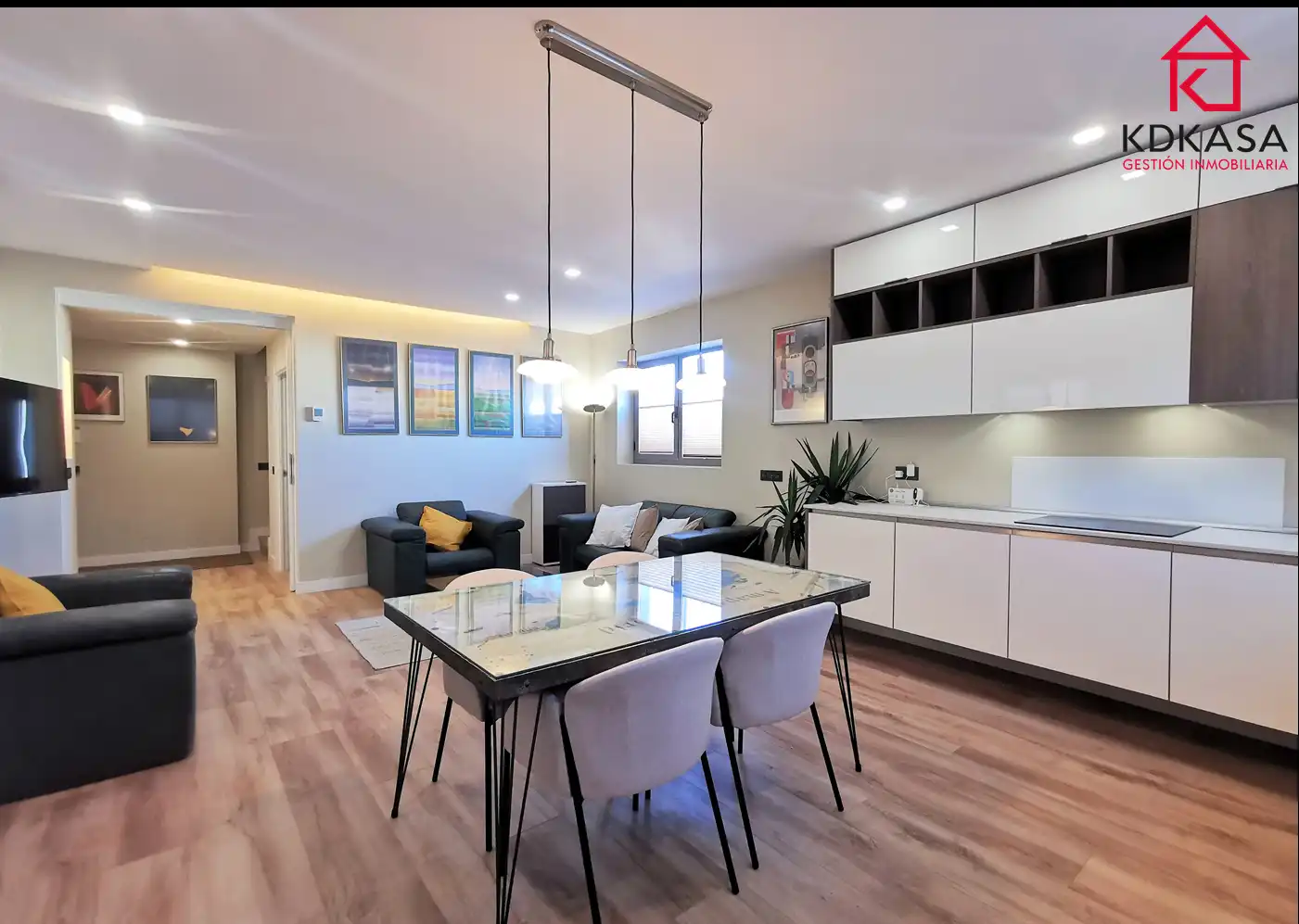 Living room of Flat for rent in Madrid  with Air Conditioner, Heating and Terrace