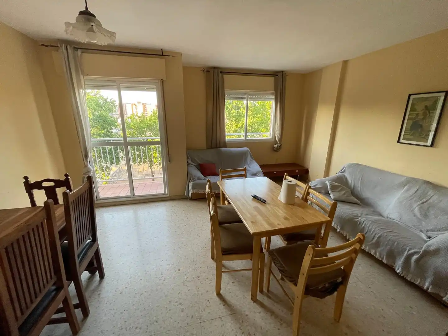 Bedroom of Flat for rent in Badajoz  with Air Conditioner, Heating and Terrace