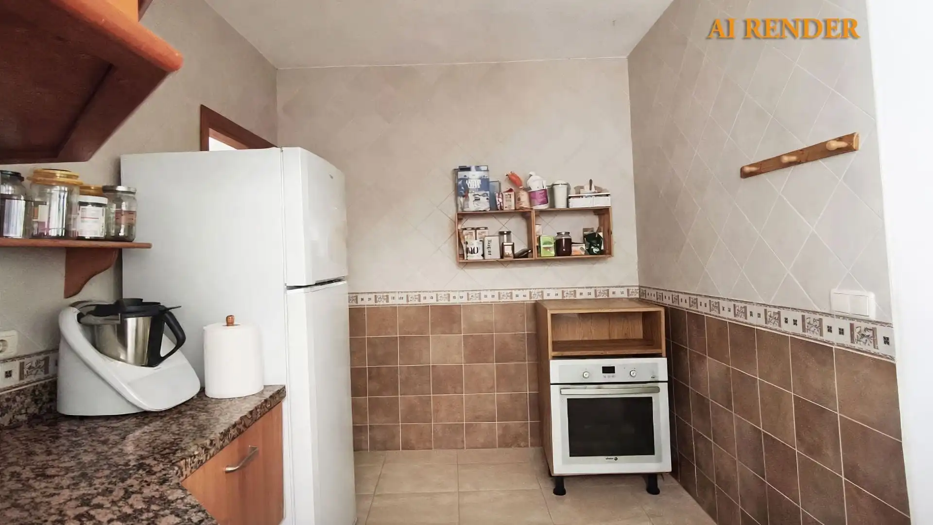 Cuina de Casa adosada en venda en Coín amb Aire condicionat i Traster
