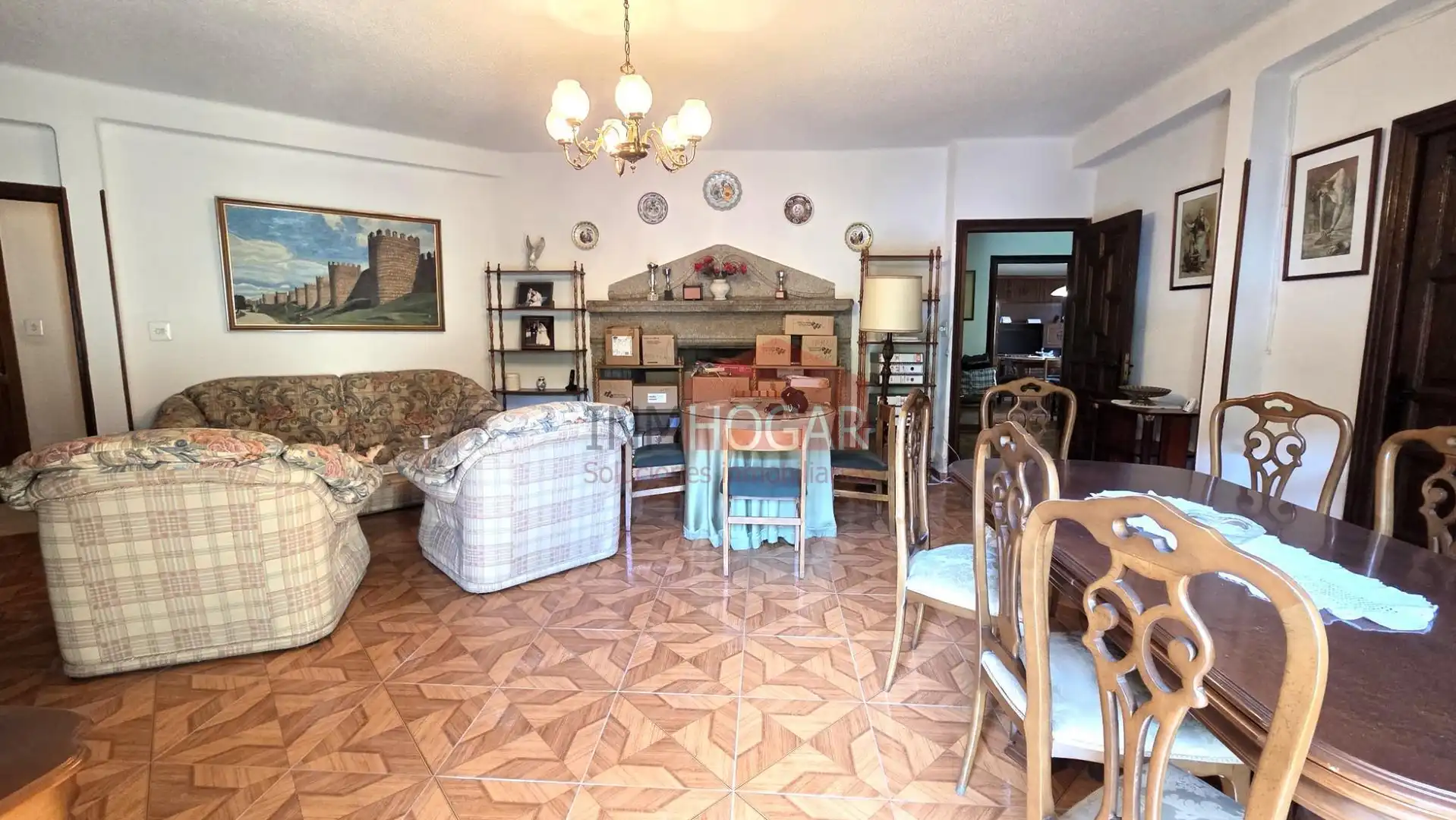 Sala d'estar de Pis en venda en Ávila amb Calefacció, Terrassa i Traster