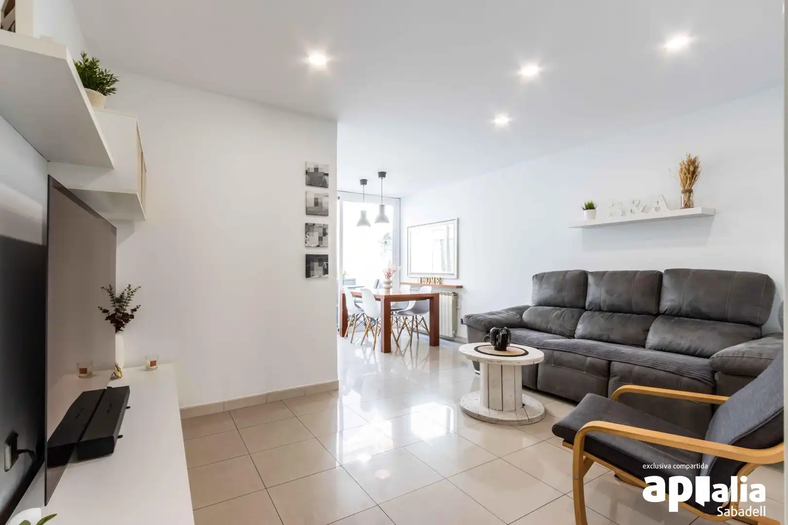 Sala de estar de Casa o chalet en venta en Sabadell con Aire acondicionado, Calefacción y Terraza