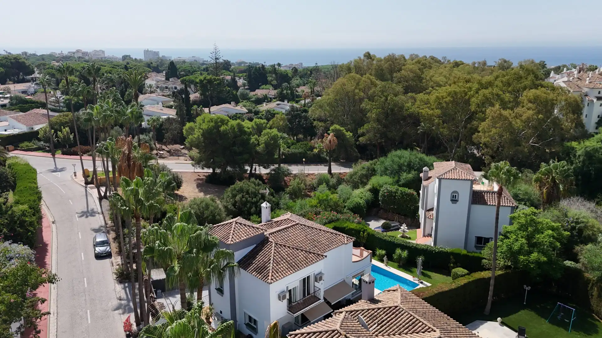 Vista exterior de Casa o chalet en venta en Mijas con Aire acondicionado, Jardín privado y Terraza