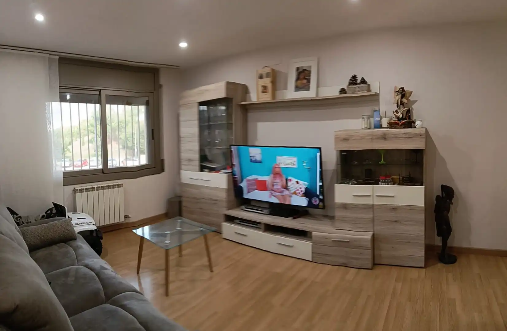 Wohnzimmer von Wohnung zum Verkauf in Terrassa mit Klimaanlage und Heizung