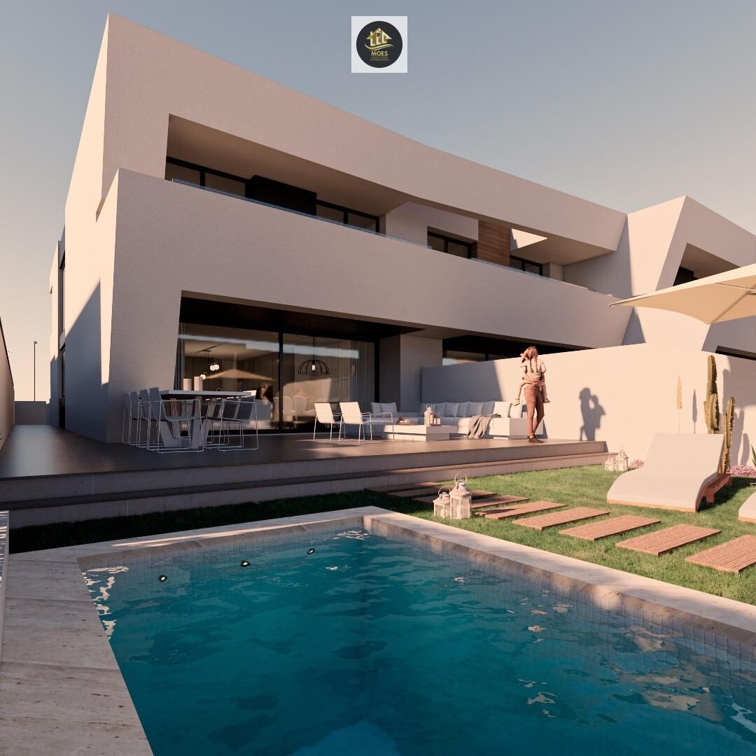 Piscina de Casa o xalet en venda en El Ejido amb Aire condicionat, Jardí privat i Terrassa