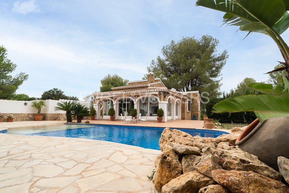Exterior view of House or chalet for sale in Jávea / Xàbia  with Air Conditioner, Heating and Private garden