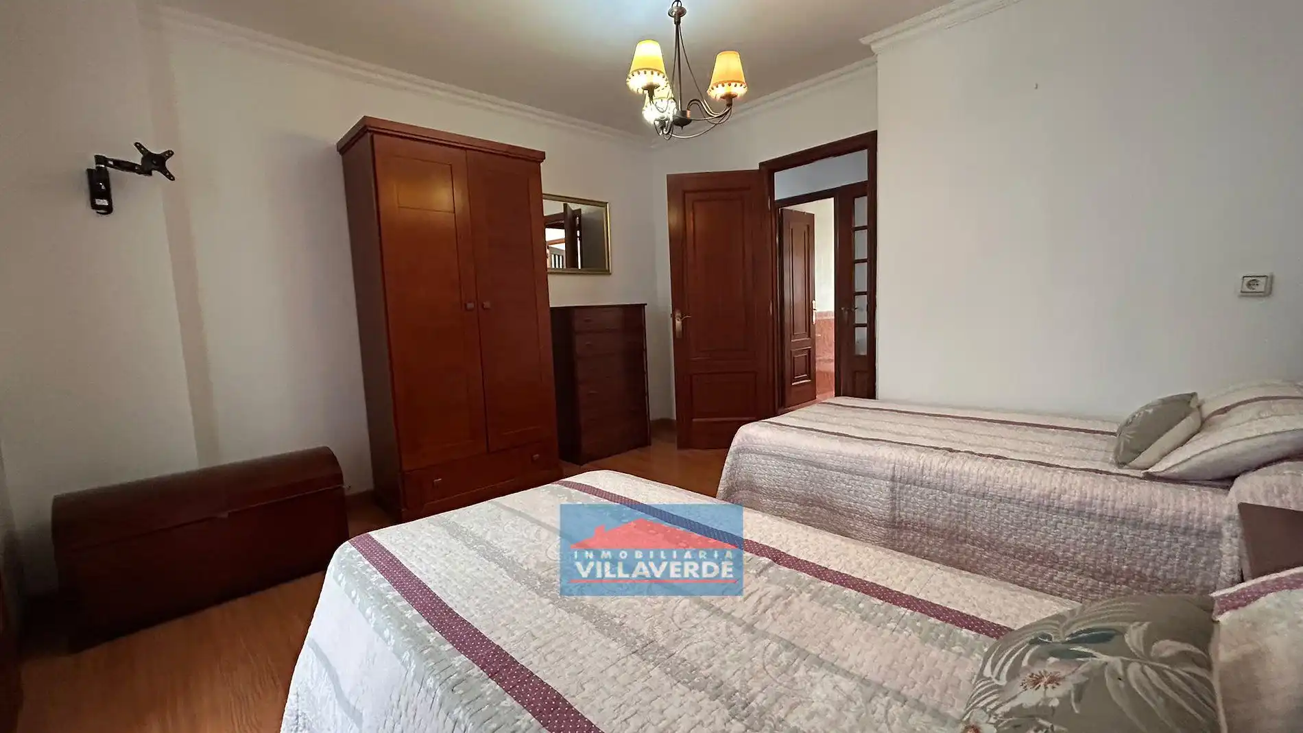 Bedroom of Flat for sale in Cangas   with Heating, Parquet flooring and Storage room