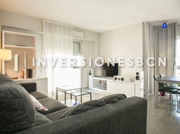 Living room of Flat to rent in  Barcelona Capital  with Heating and Terrace