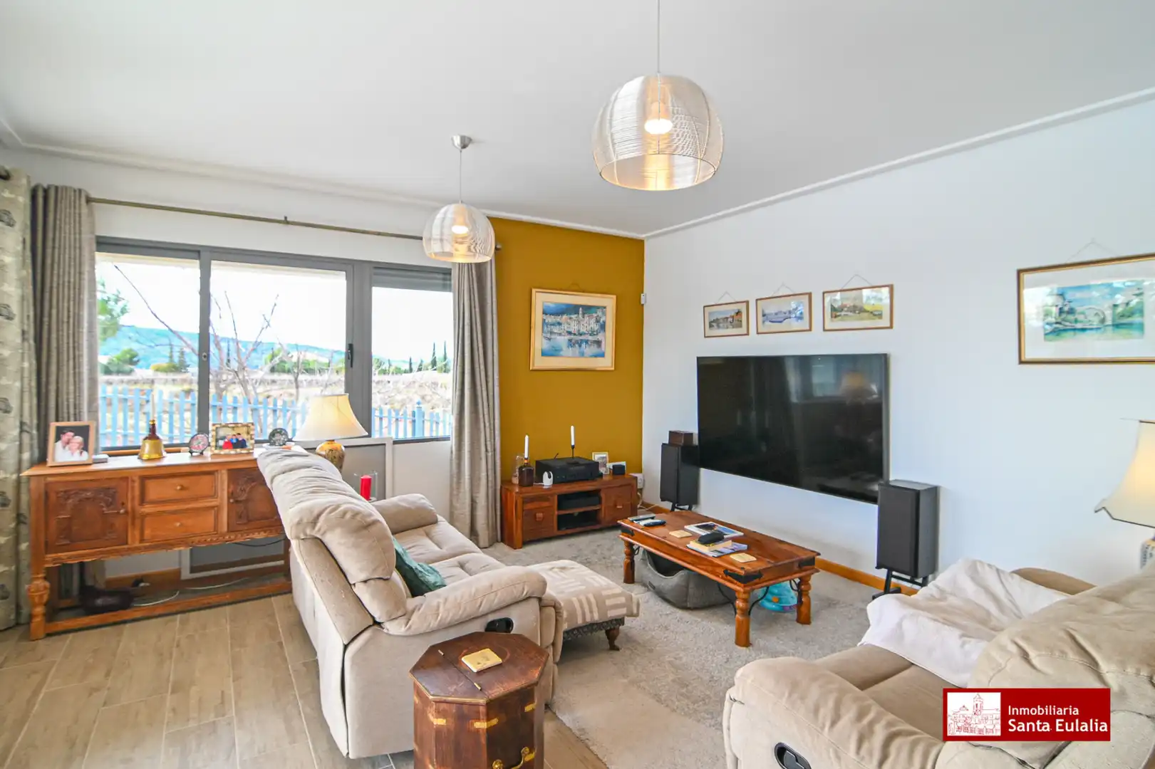 Sala de estar de Casa o chalet en venta en Aledo con Aire acondicionado, Calefacción y Terraza
