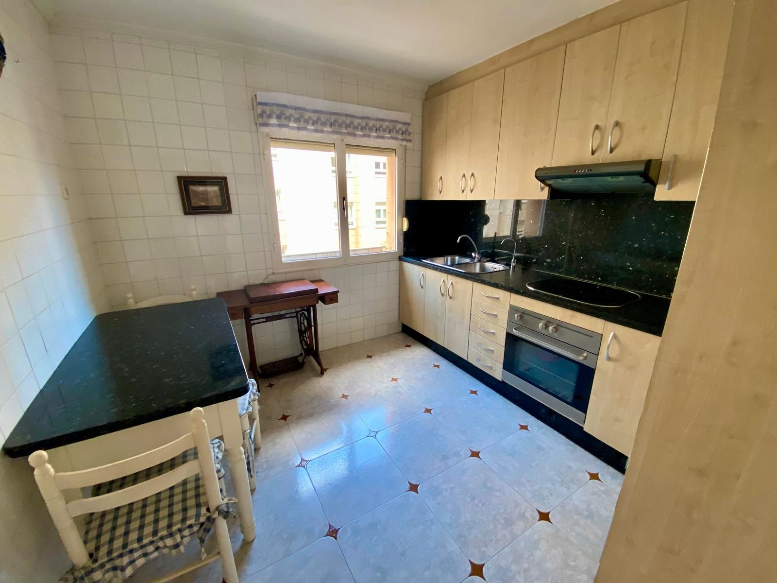 Kitchen of Flat for sale in Gijón   with Heating, Furnished and Oven