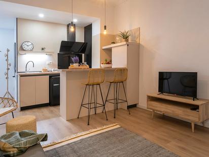 Kitchen of Flat to rent in  Valencia Capital  with Air Conditioner, Heating and Furnished