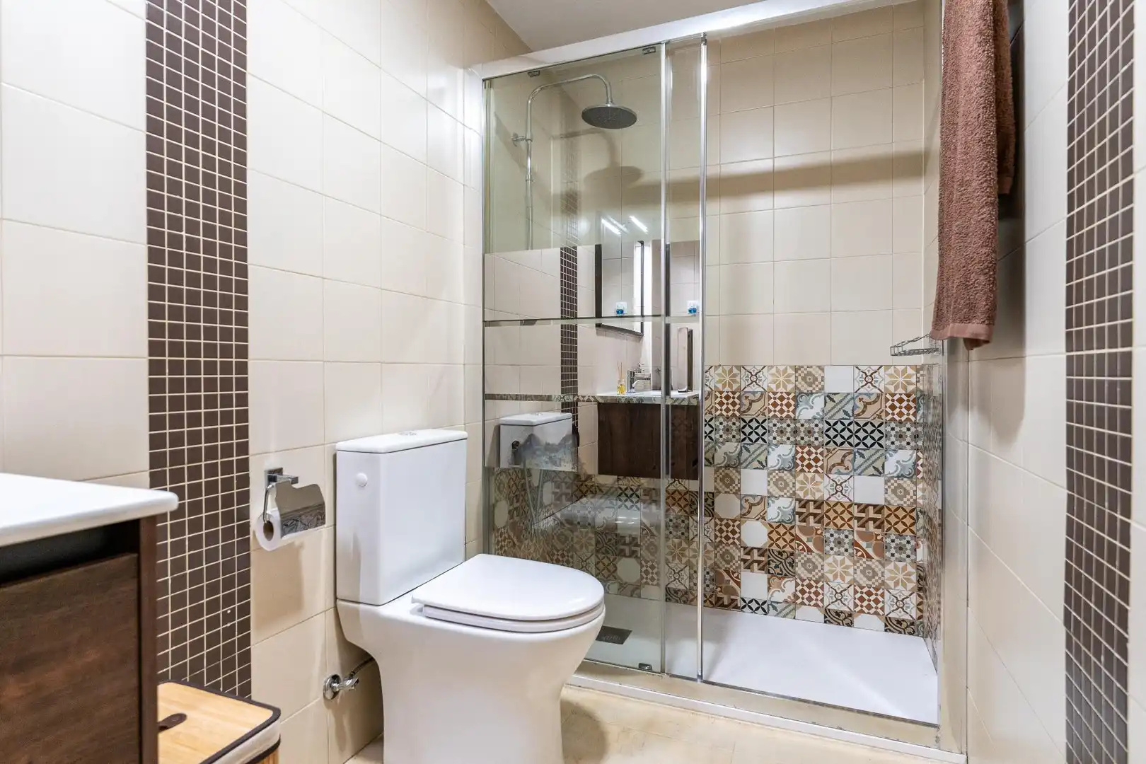 Badezimmer von Wohnung zur Miete in Reus mit Möbliert und Balkon