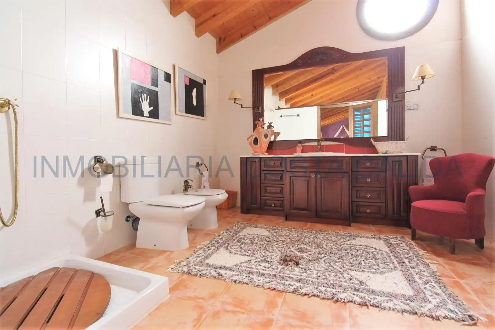 Bany de Finca rústica en venda en Puerto Lumbreras amb Calefacció, Jardí privat i Terrassa