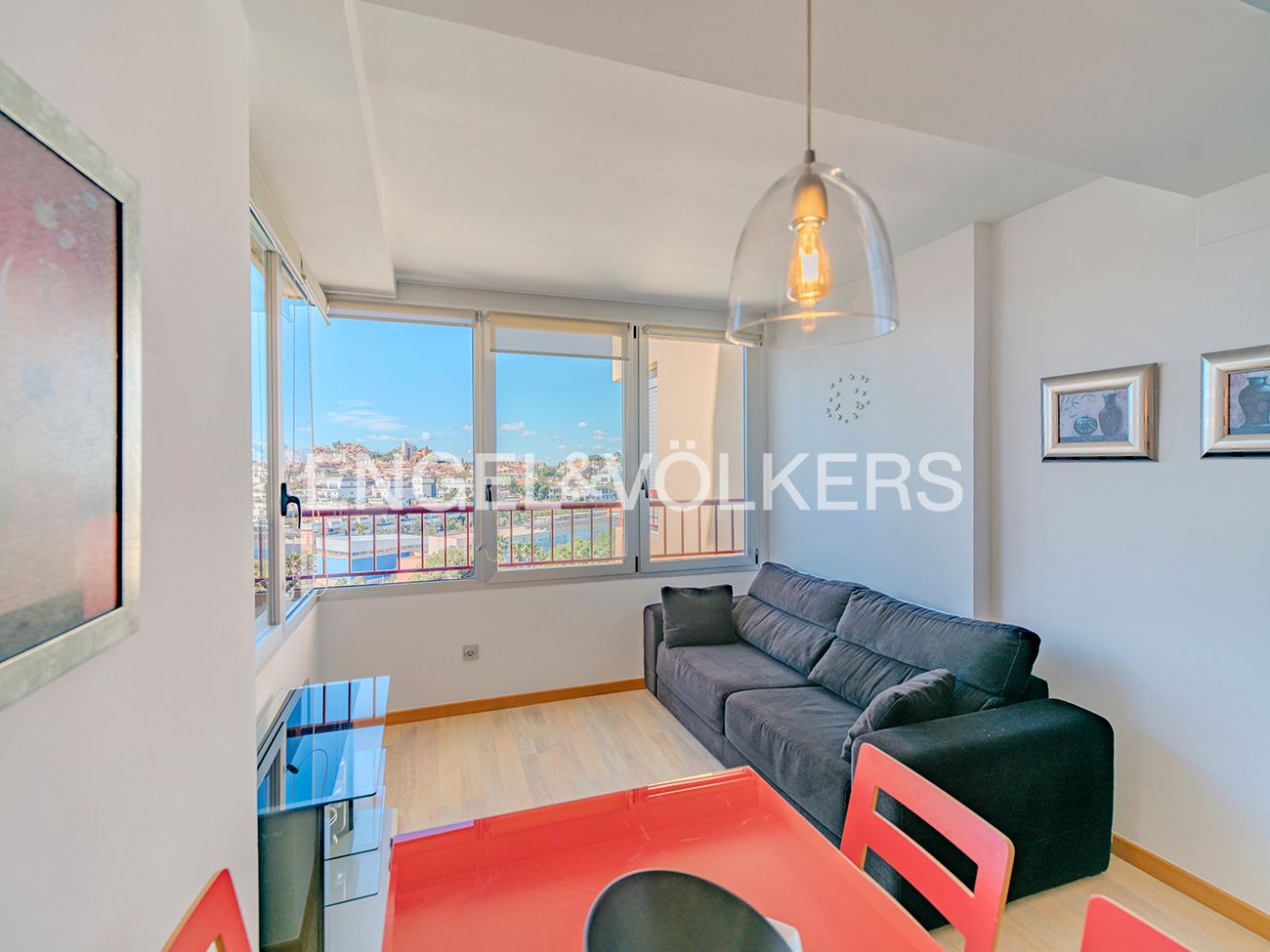 Living room of Flat for sale in Alicante / Alacant  with Air Conditioner, Heating and Furnished