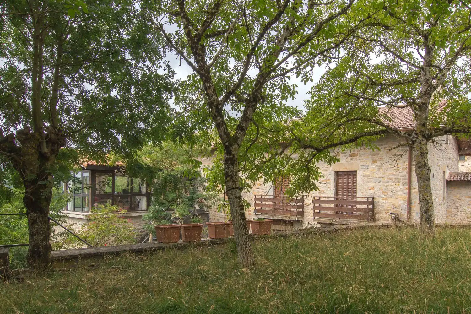 Vista exterior de Casa o chalet en venta en Atetz con Calefacción, Terraza y Amueblado