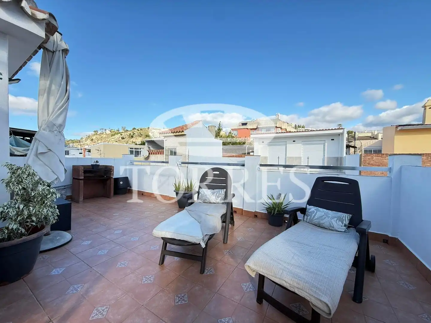 Terrace of Detached homes for sale in Málaga Capital  with Air Conditioner and Terrace