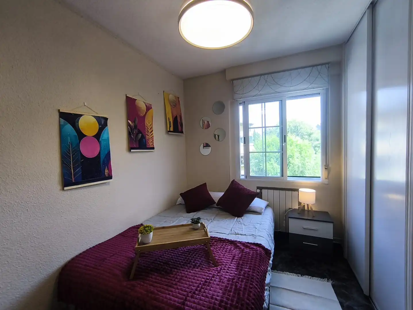 Bedroom of Flat for share in Collado Villalba  with Heating, Terrace and Furnished