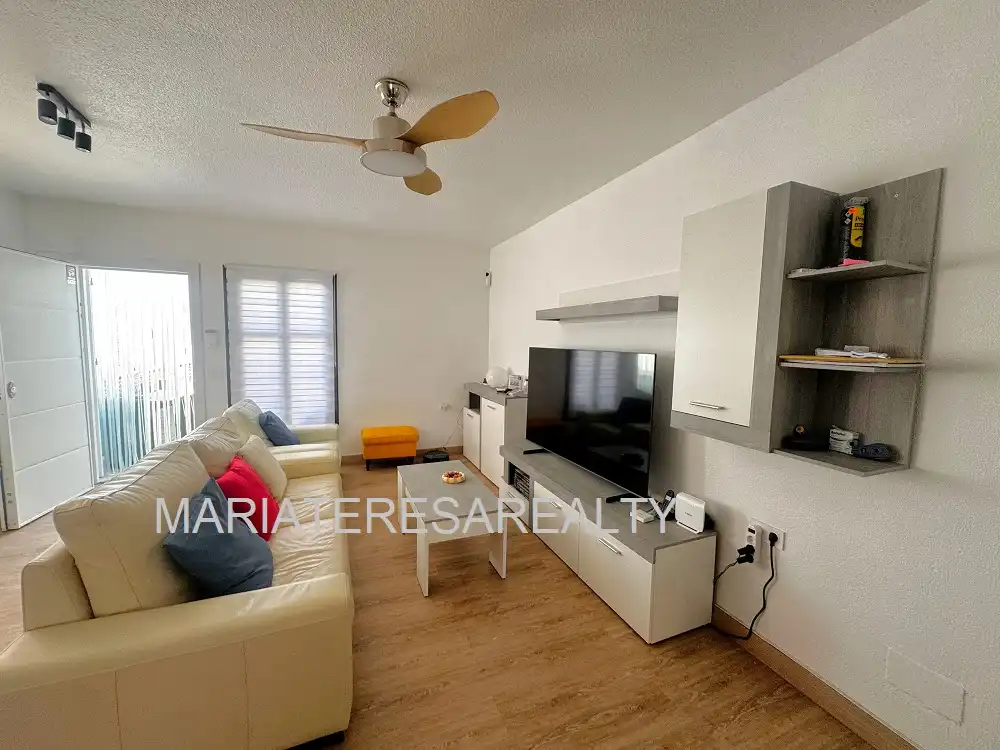 Sala de estar de Planta baja en venta en Los Alcázares con Aire acondicionado, Terraza y Amueblado