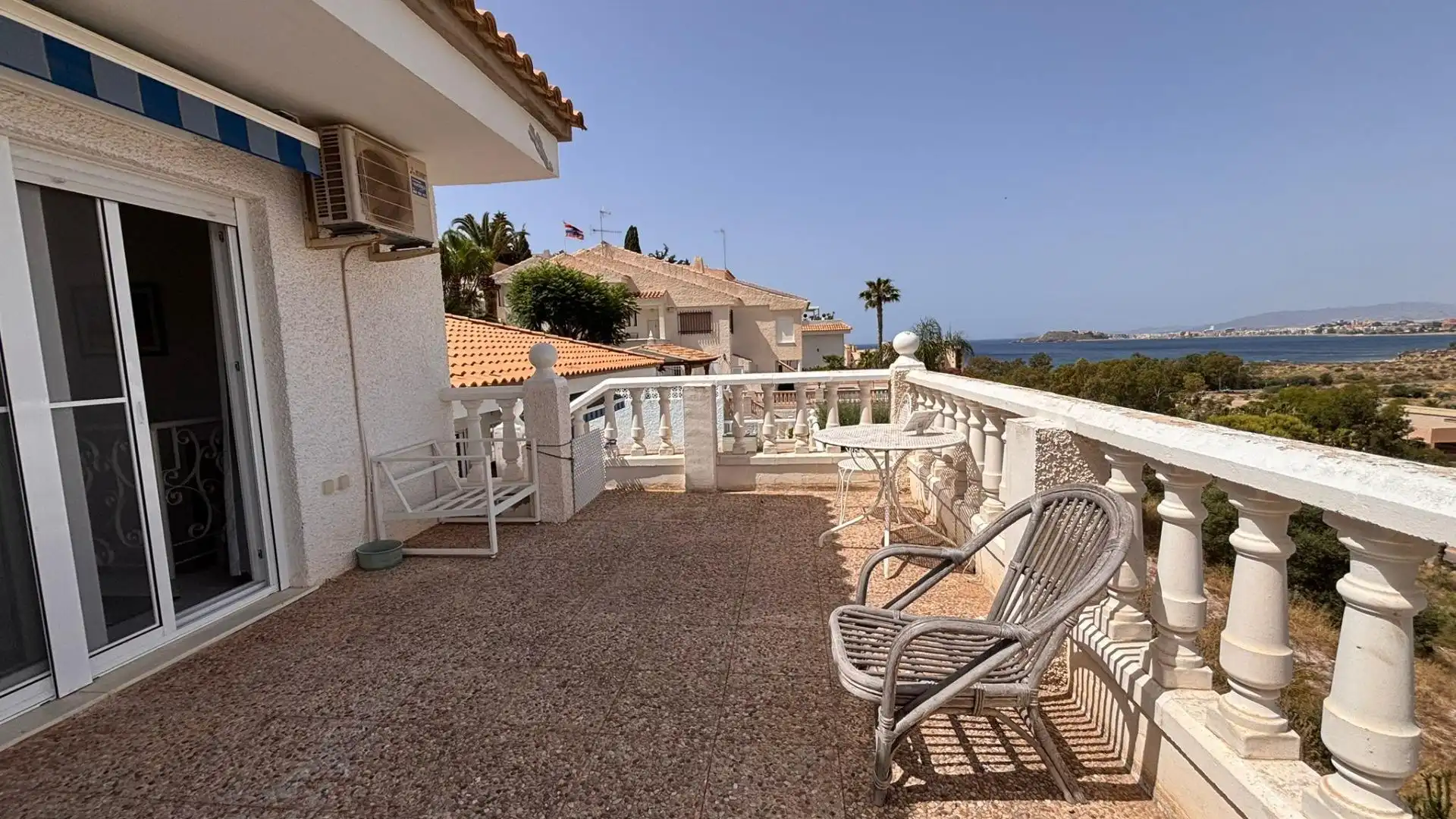 Terrassa de Casa o xalet en venda en Cartagena amb Aire condicionat, Calefacció i Jardí privat