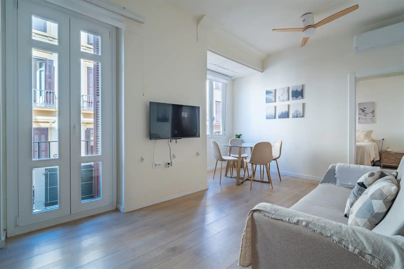 Sala d'estar de Apartament en venda en Málaga