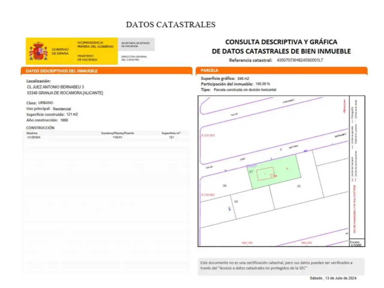 Terreny residencial en venda a Calle Juez Antonio Bernabeu, imagen 6