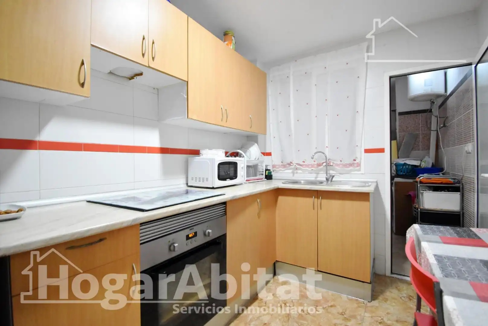 Kitchen of Flat for sale in Oliva  with Air Conditioner, Heating and Terrace