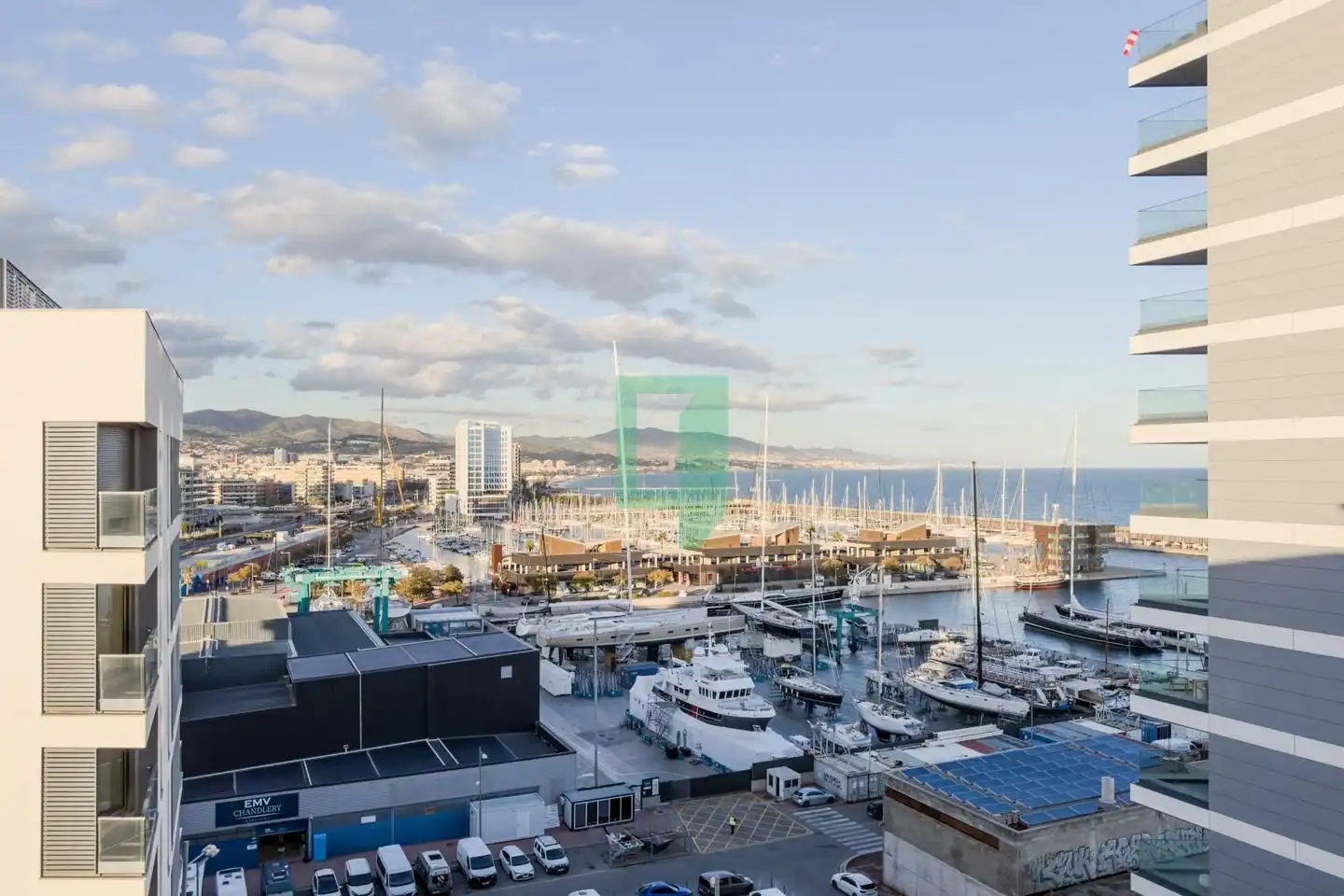 Exterior view of Flat for rent in Badalona  with Air Conditioner and Terrace