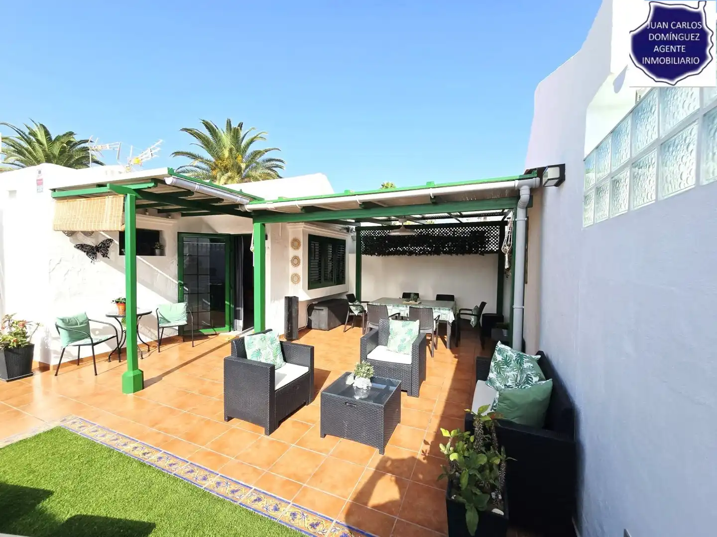 Terraza de Casa o chalet de alquiler en San Bartolomé de Tirajana con Aire acondicionado, Terraza y Amueblado