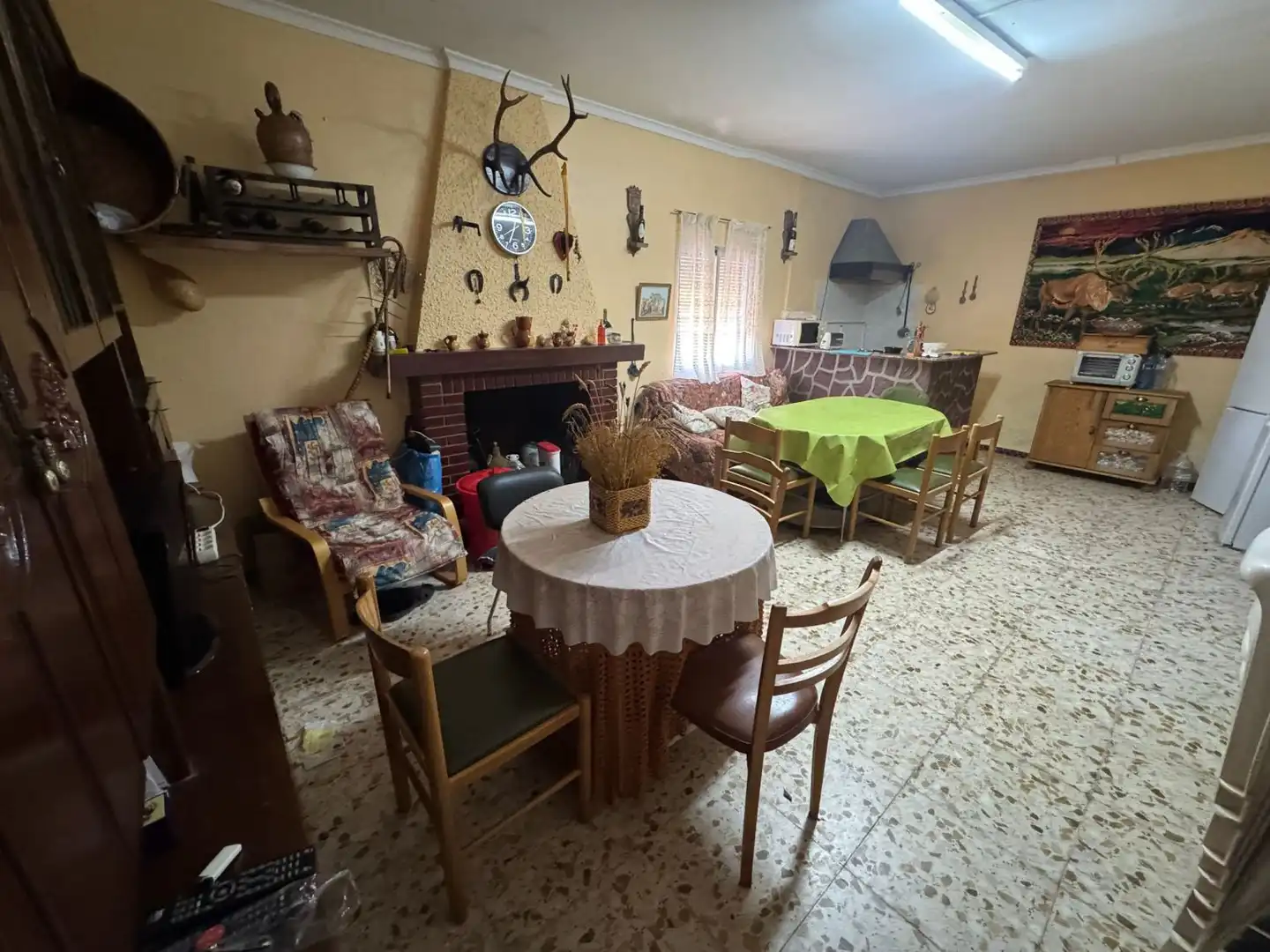 Comedor de Finca rústica en venta en Valdepeñas con Piscina