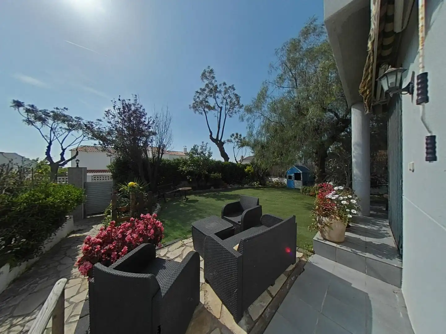 Terraza de Casa o chalet en venta en Vilanova i la Geltrú con Jardín privado, Terraza y Trastero