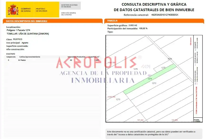 Terreni e lotti in vendita a Uña de Quintana