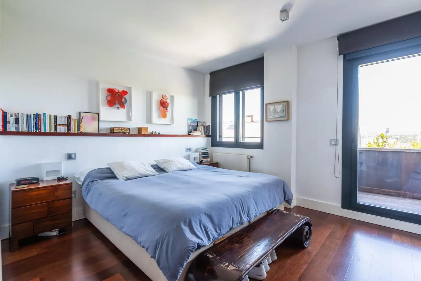 Dormitori de Casa adosada en venda en Las Rozas de Madrid amb Aire condicionat, Calefacció i Jardí privat