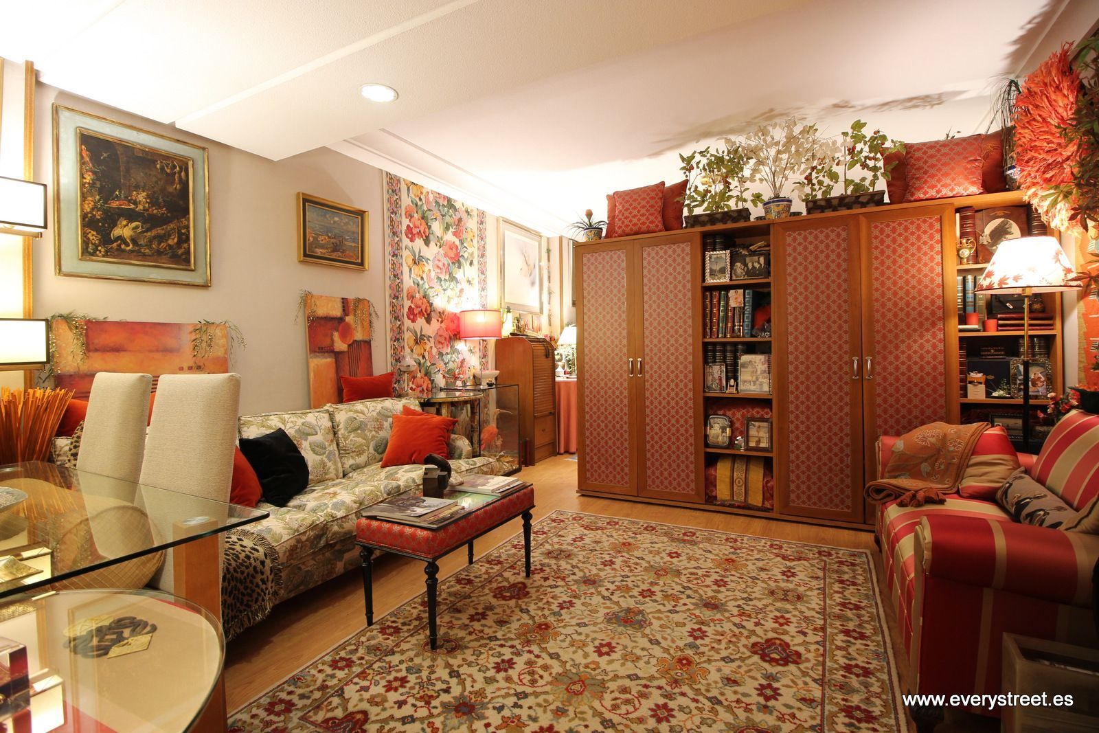 Living room of Flat for sale in  Madrid Capital  with Air Conditioner, Heating and Storage room