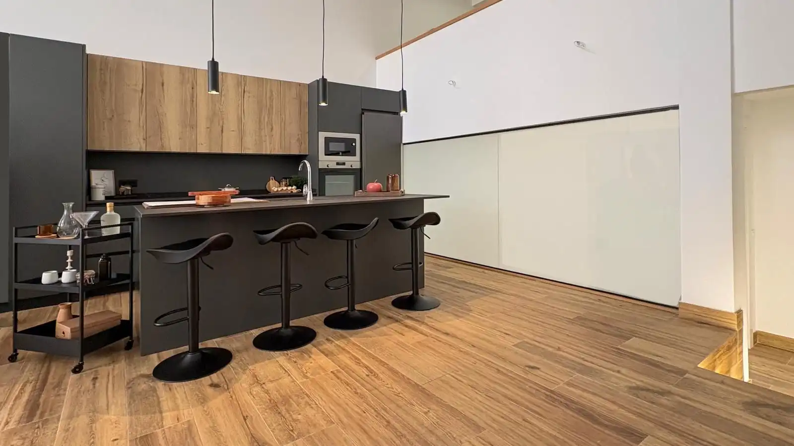 Cocina de Casa adosada en venta en Madrid con Aire acondicionado, Amueblado y Alarma