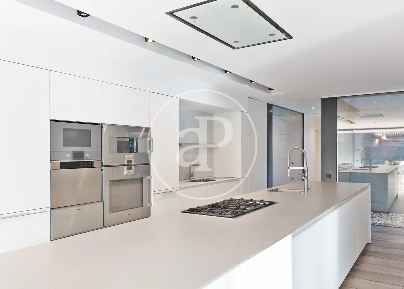 Kitchen of Houses for sale in Sant Cugat del Vallès  with Air Conditioner, Heating and Private garden