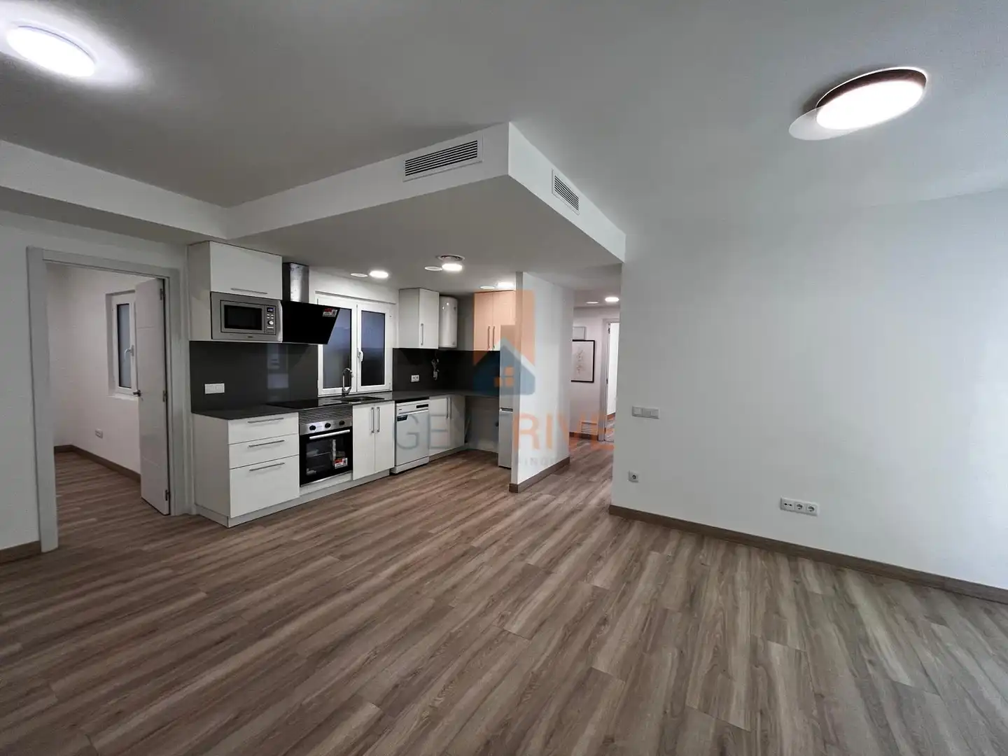 Cocina de Piso de alquiler en Lleida con Aire acondicionado, Calefacción y Parquet