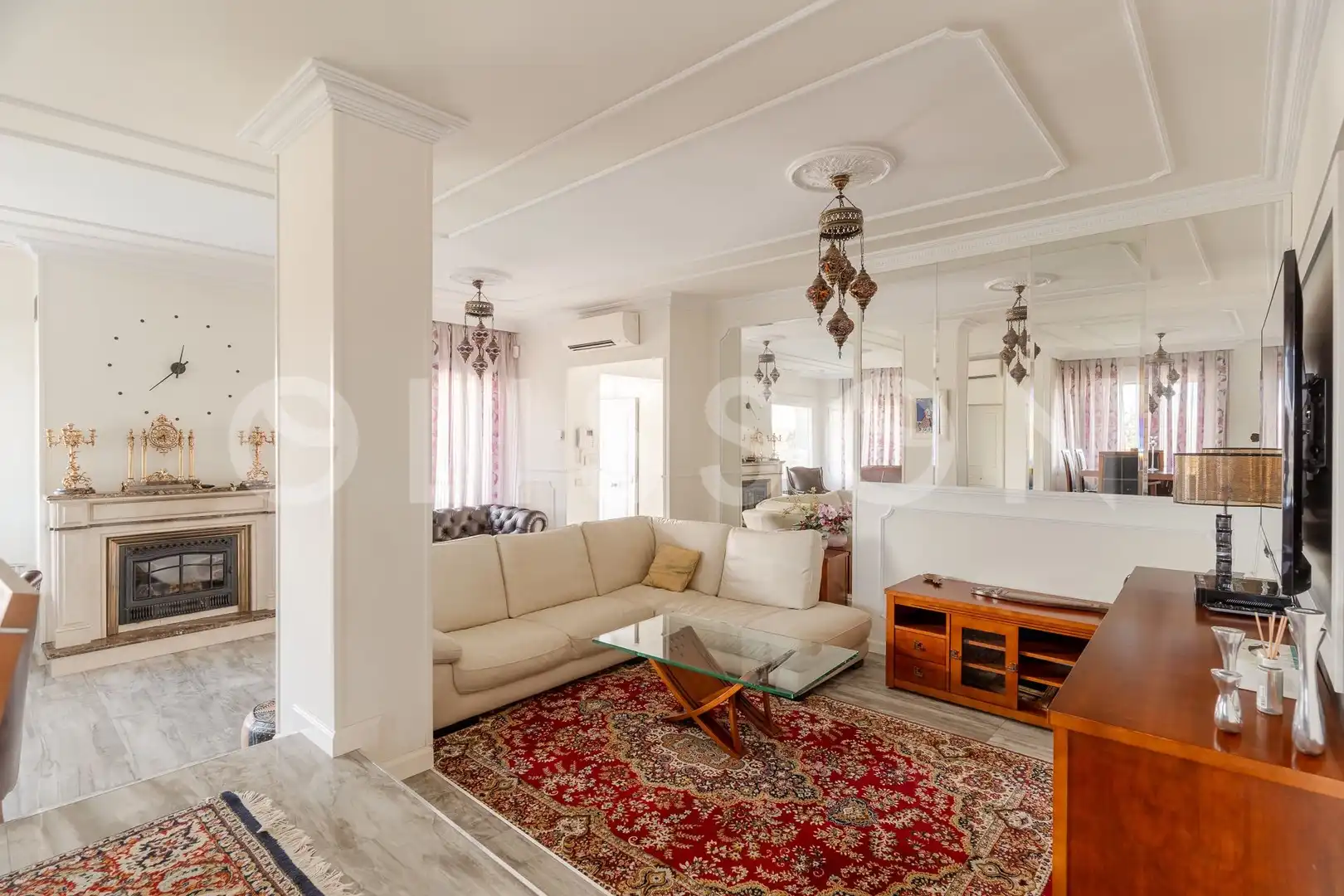 Wohnzimmer von Haus oder Chalet zum Verkauf in Algete mit Klimaanlage, Privatgarten und Terrasse