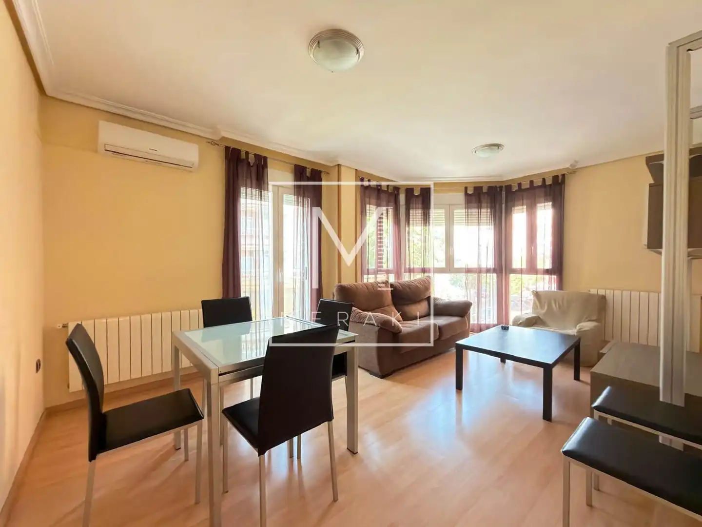 Living room of Apartments for rent in Albacete  with Air Conditioner, Heating and Furnished