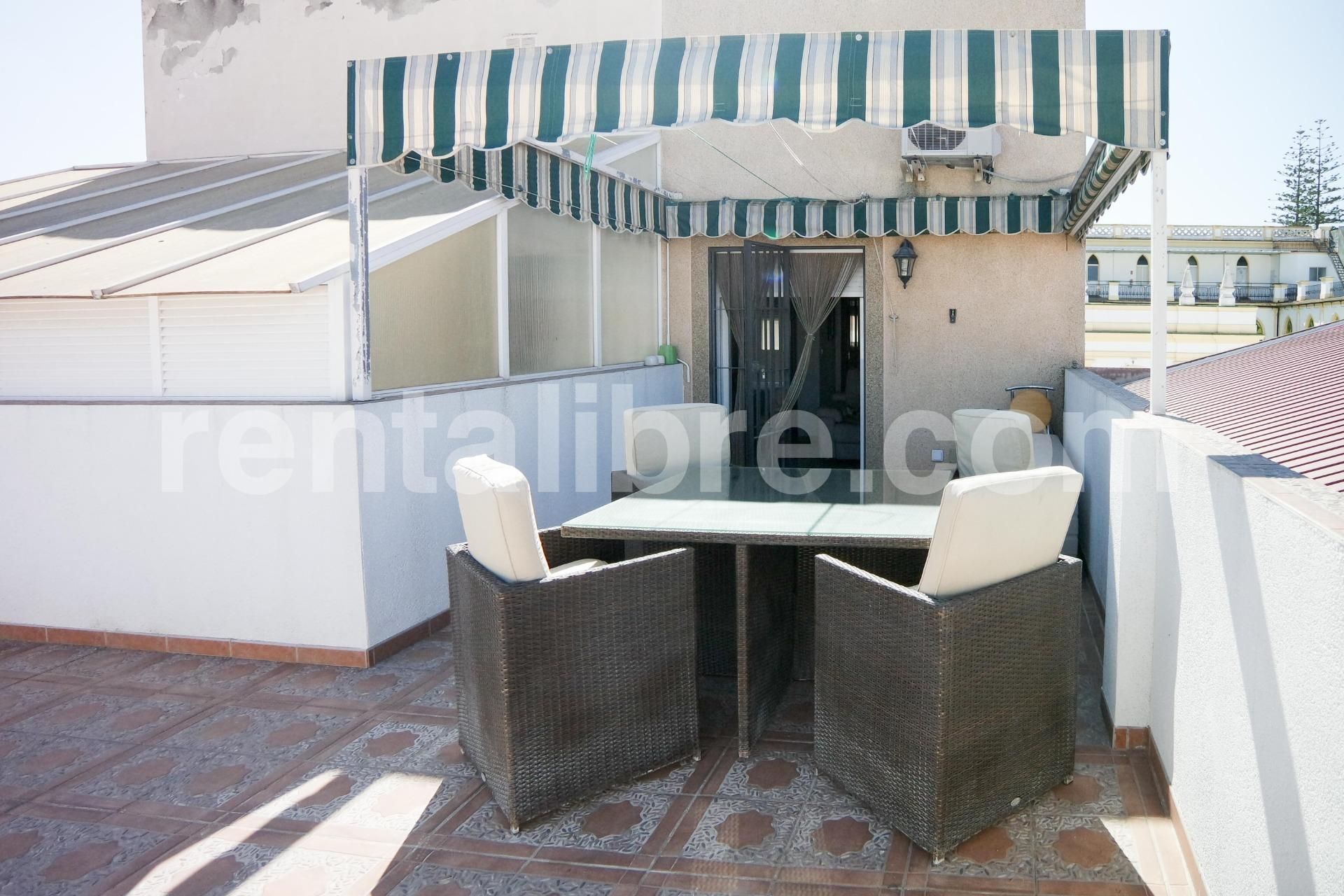 Terraza de Ático de alquiler en Jerez de la Frontera con Aire acondicionado, Terraza y Balcón