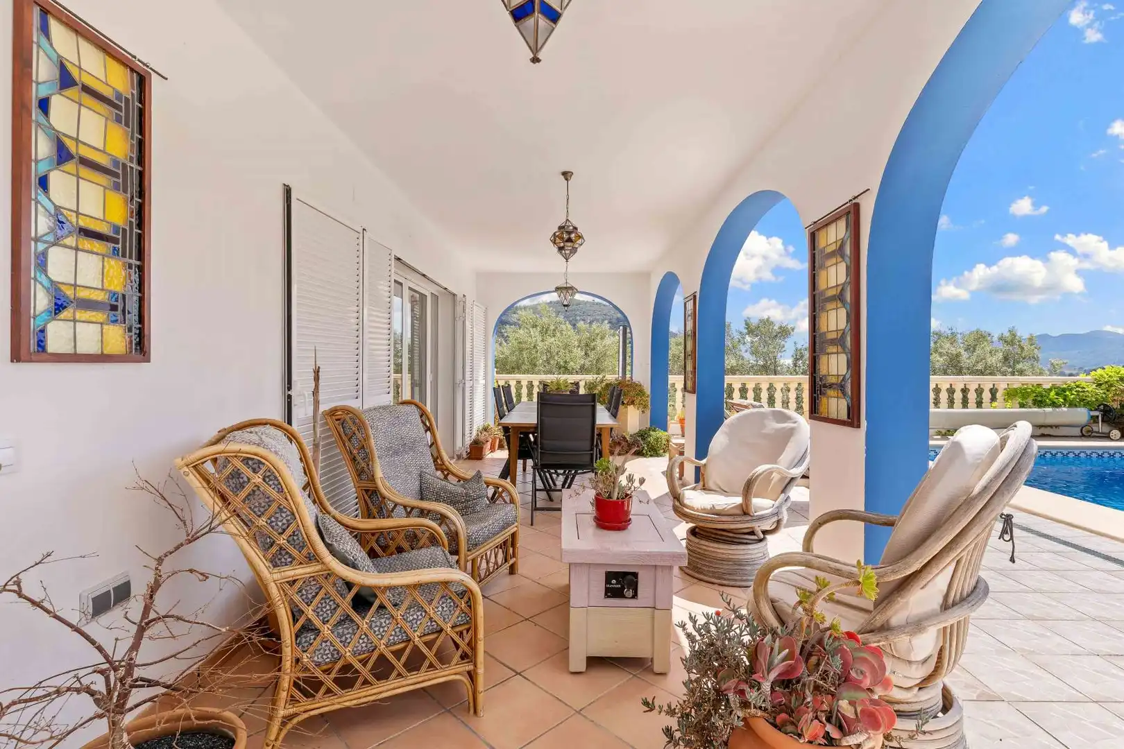 Terraza de Casa o chalet en venta en Murla con Aire acondicionado, Calefacción y Jardín privado