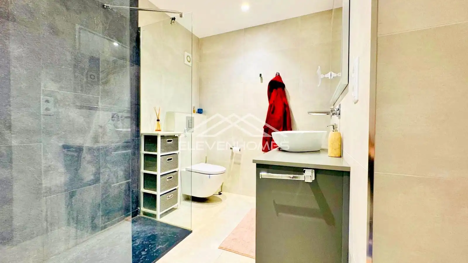 Badezimmer von Wohnung zum Verkauf in Calvià mit Klimaanlage, Heizung und Terrasse