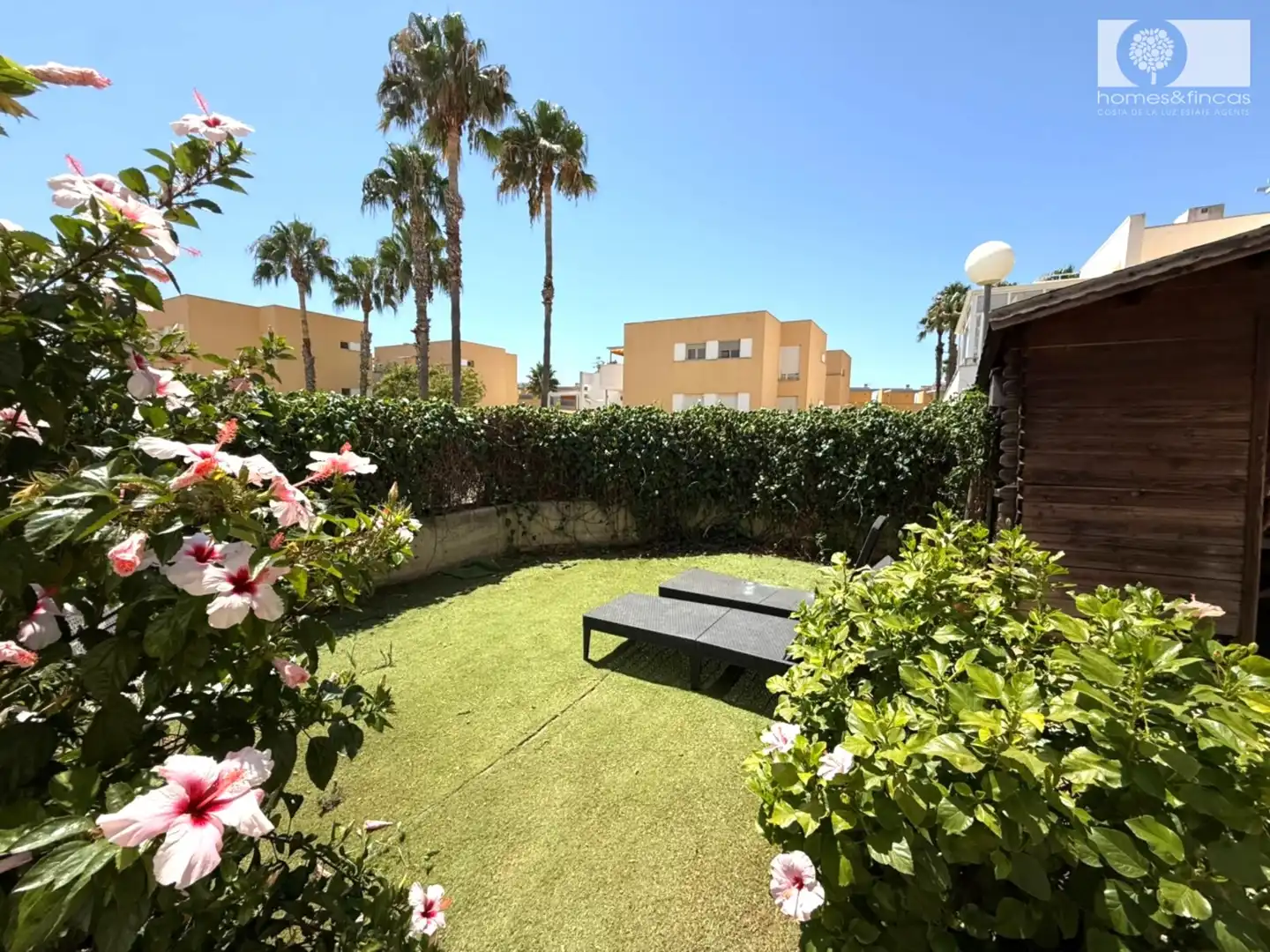 Garden of Flat for sale in Ayamonte  with Air Conditioner, Furnished and Community pool