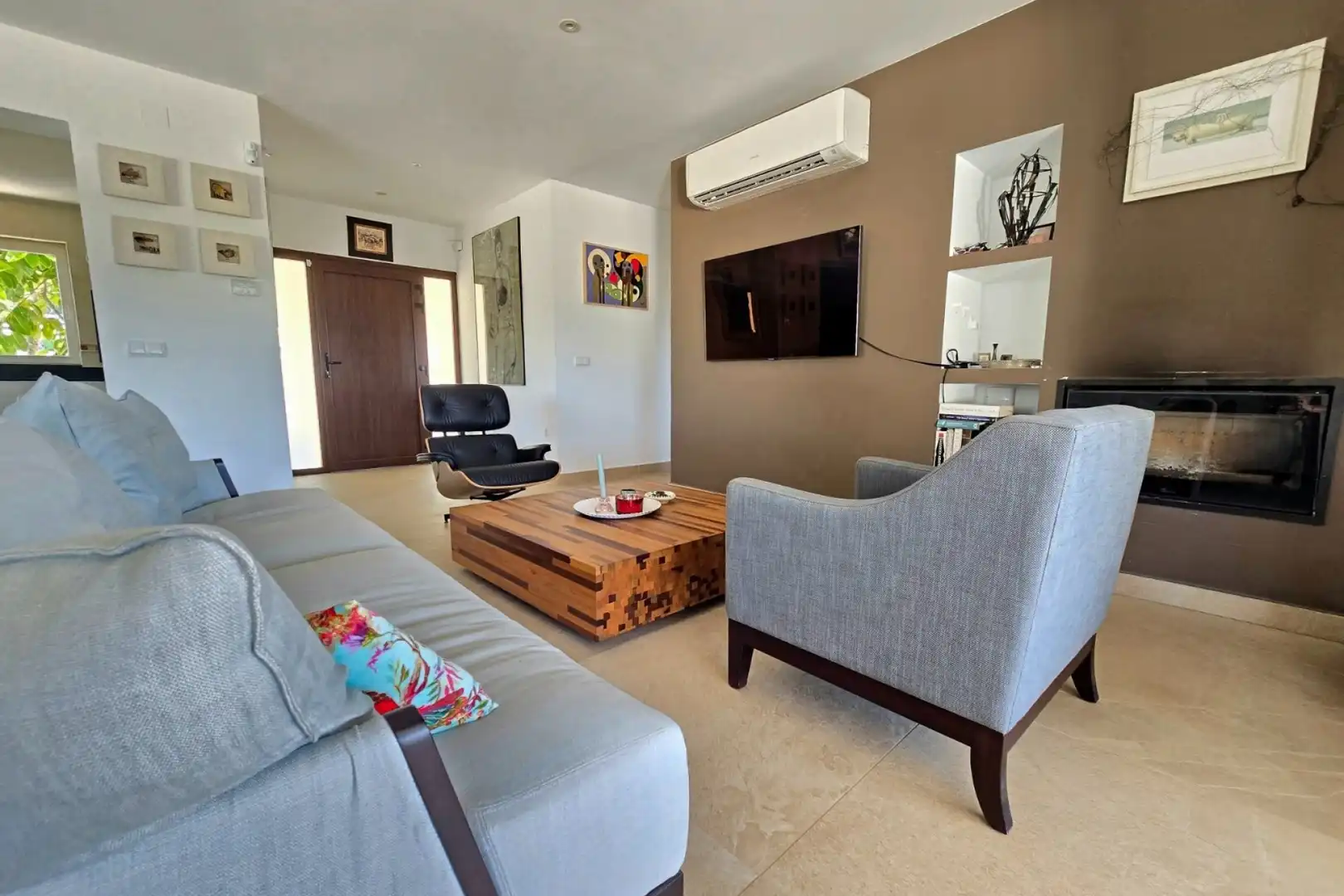 Sala de estar de Casa o chalet en venta en Altea con Aire acondicionado, Calefacción y Jardín privado