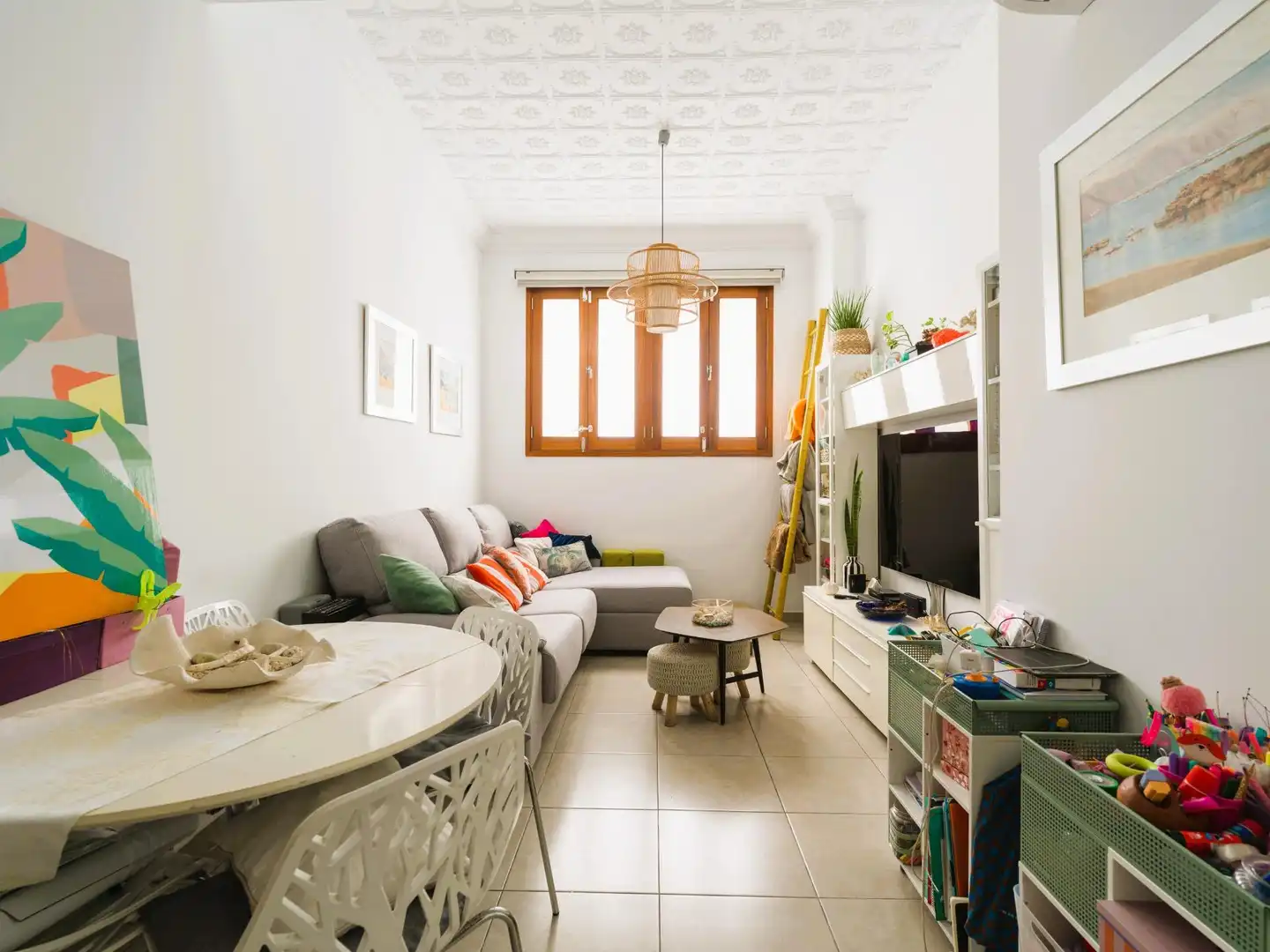 Sala de estar de Casa o chalet en venta en Las Palmas de Gran Canaria con Aire acondicionado, Terraza y Amueblado