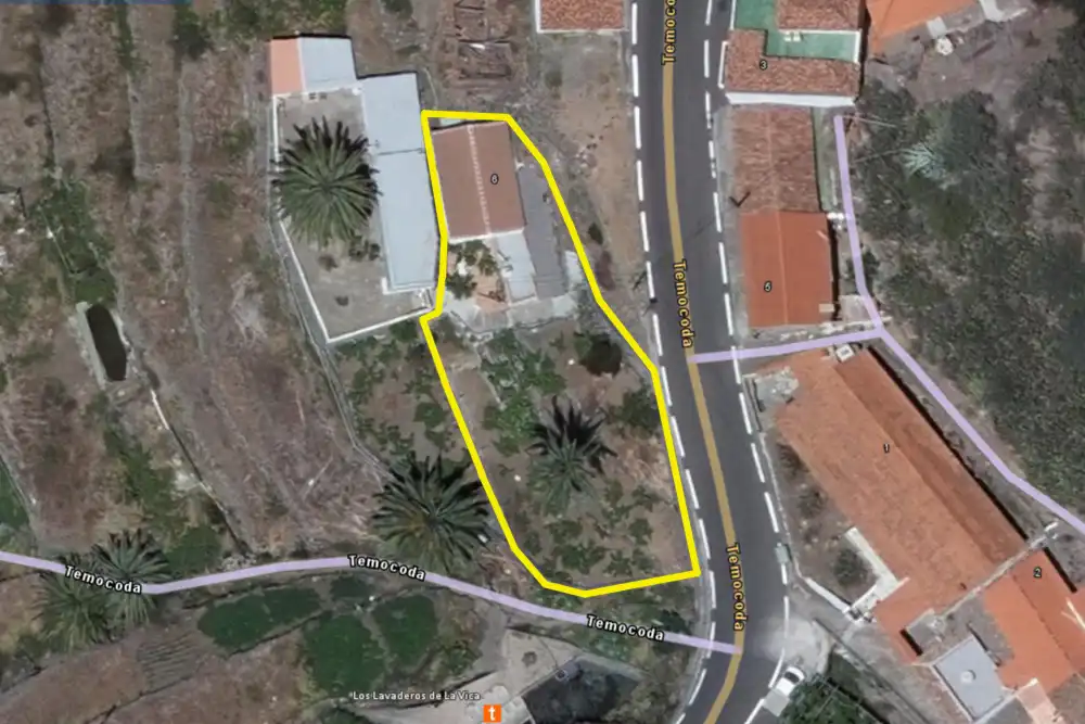 Vista exterior de Finca rústica en venta en Vallehermoso con Terraza