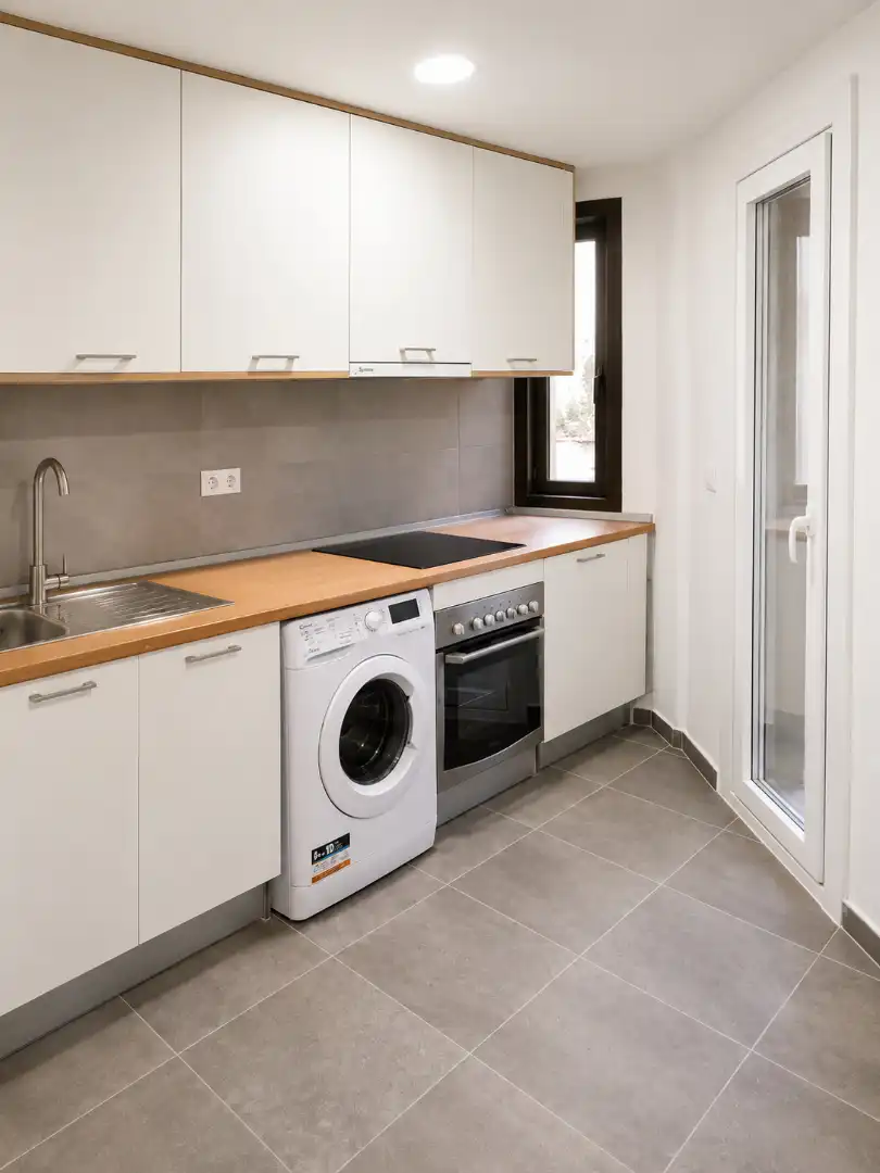 Küche von Wohnung zum Verkauf in El Espinar mit Heizung, Parkett und Abstellraum
