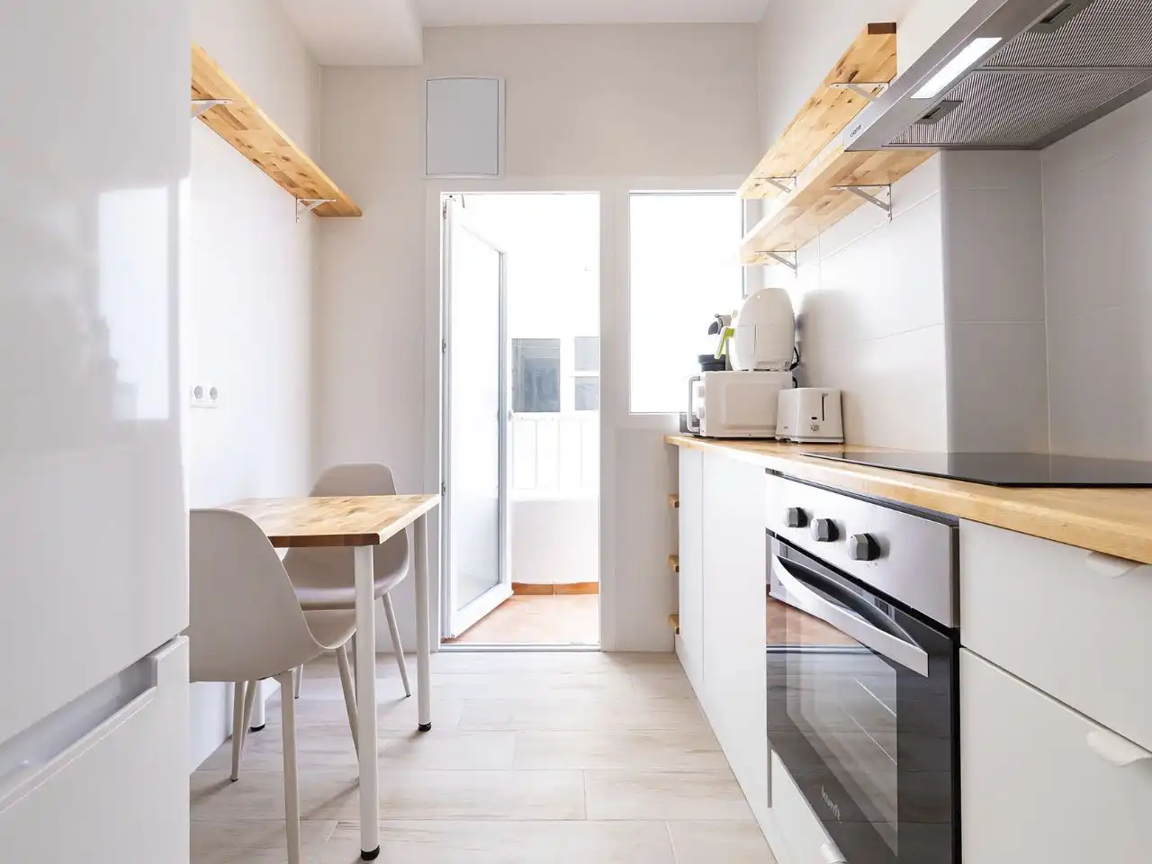 Kitchen of Flat for share in Murcia  with Air Conditioner, Heating and Terrace